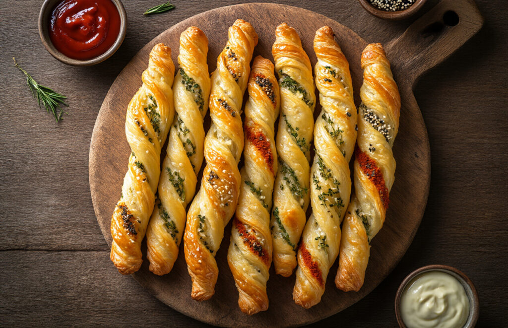 How to Make Crispy Cheese Twists with Puff Pastry